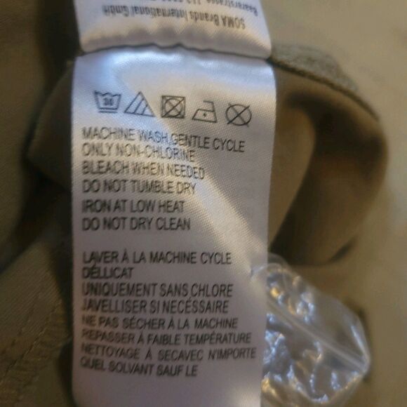 FARM RIO Olive Green Cotton Utility Camp Harem Drawstring Pants Jumpsuit XL - Picture 12 of 14